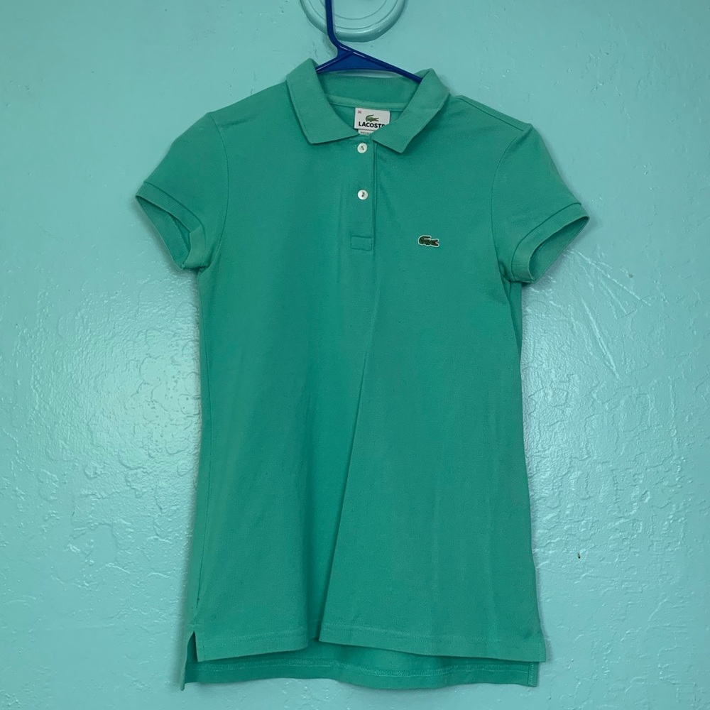 *DONATED* Lacoste women’s polo shirt sz36